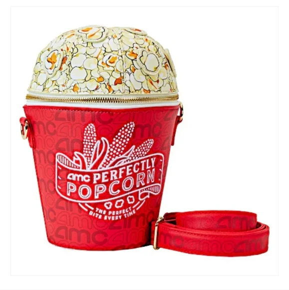 Loungefly AMC Perfectly Popcorn Crossbody Bag - Picture 2 of 8